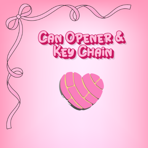 Heart Concha Can Opener & Key Chain