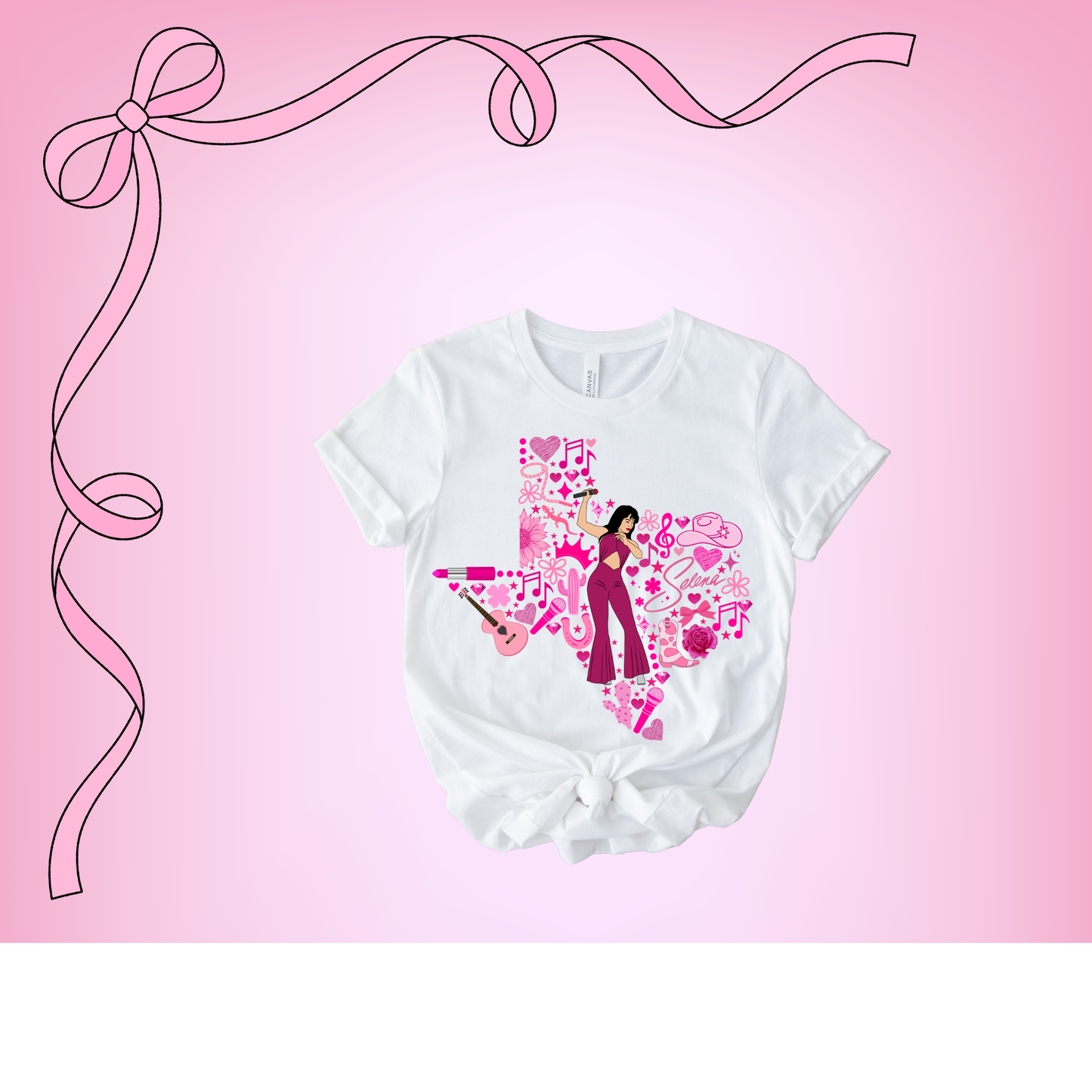 Selena Pink Texas T-Shirt