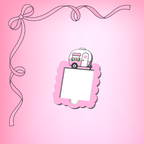 Camper Sticky Note Holder