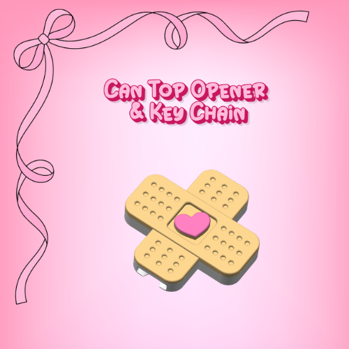 Bandage Can Topper and Key Chain