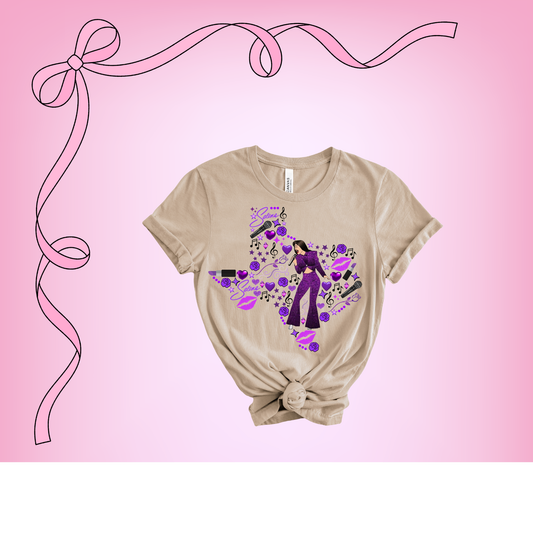 Selena Purple Texas T-Shirt