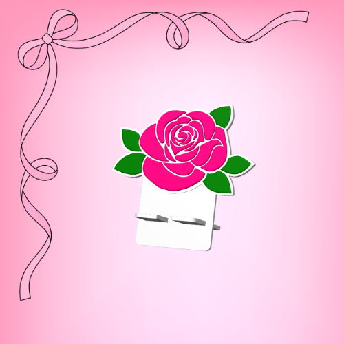 Rose Phone Holder