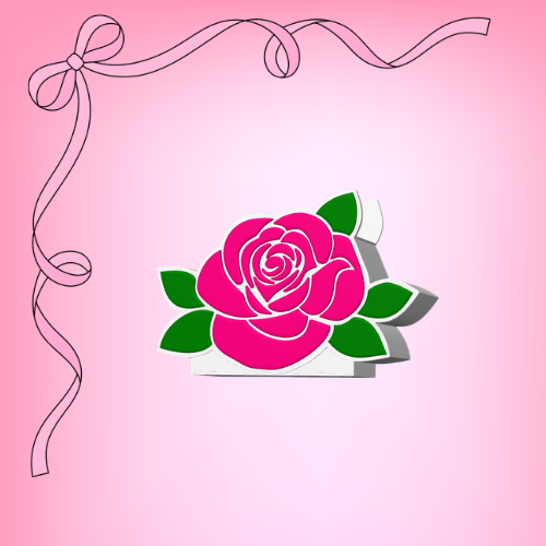 Rose Pencil/Makeup Holder