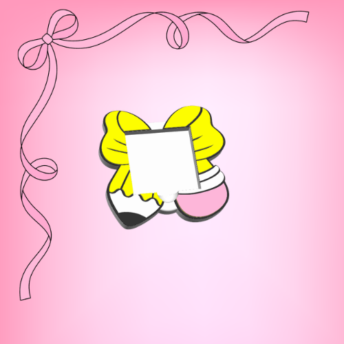 Bow Pencil Sticky Note