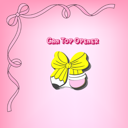 Pencil Bow Can Top Opener