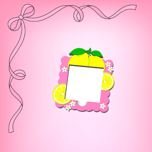 Lemon Sticky Note Holder