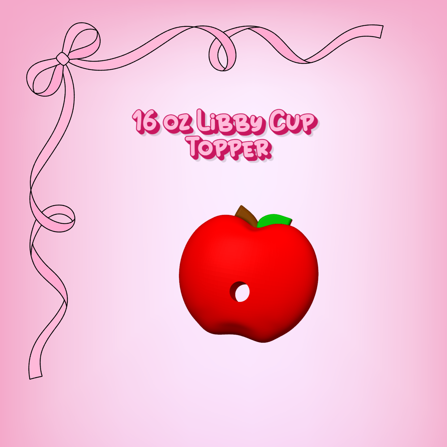 16 oz Libby Cup Topper